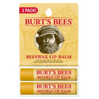 Burt's Bees Natural Moisturizing Lip Balm (2 Pack)