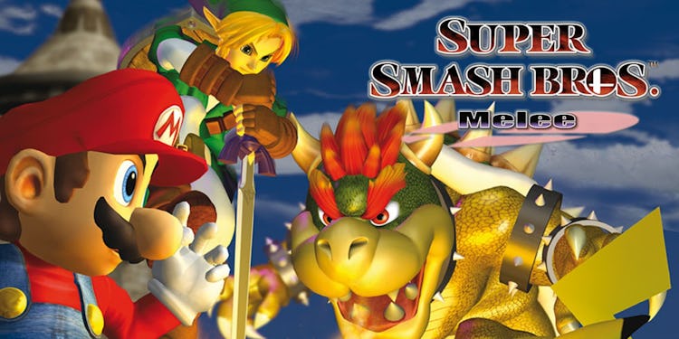 A promotional photo for 'Super Smash Bros. Melee'