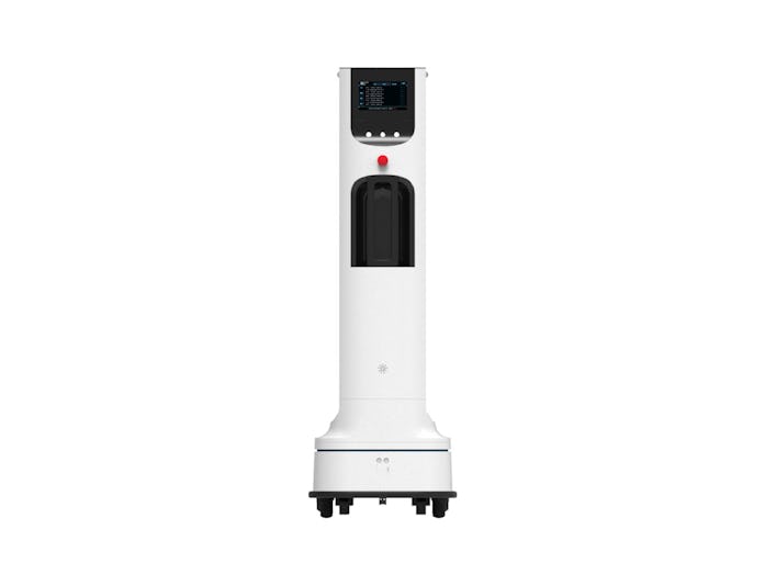 LG's new autonomous cleaning robot emits UV light that can deactivate COVID-19. 