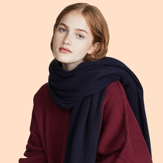 White + Warren Cashmere Travel Wrap Scarf