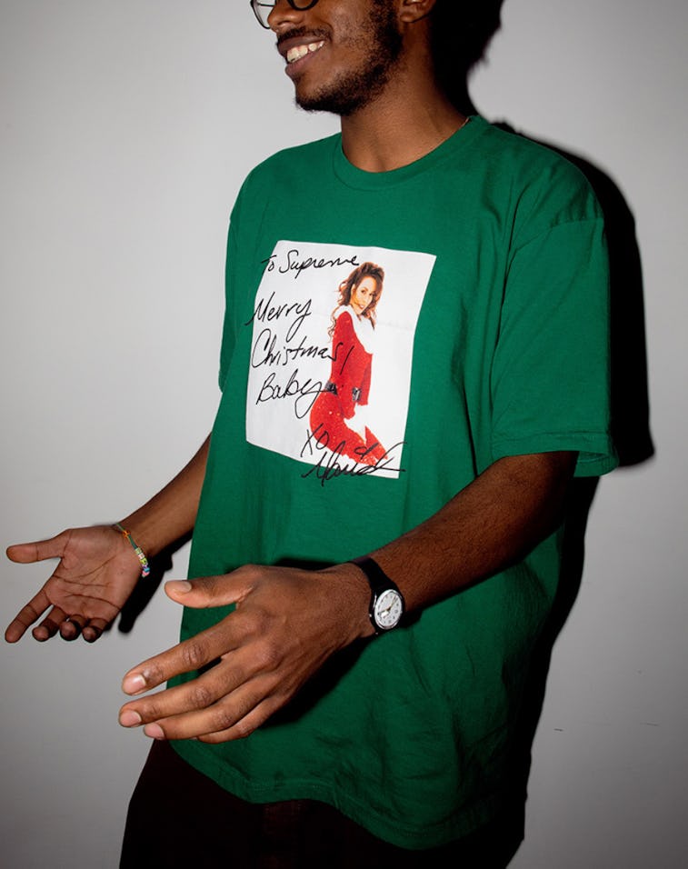 Supreme christmas shop box logo