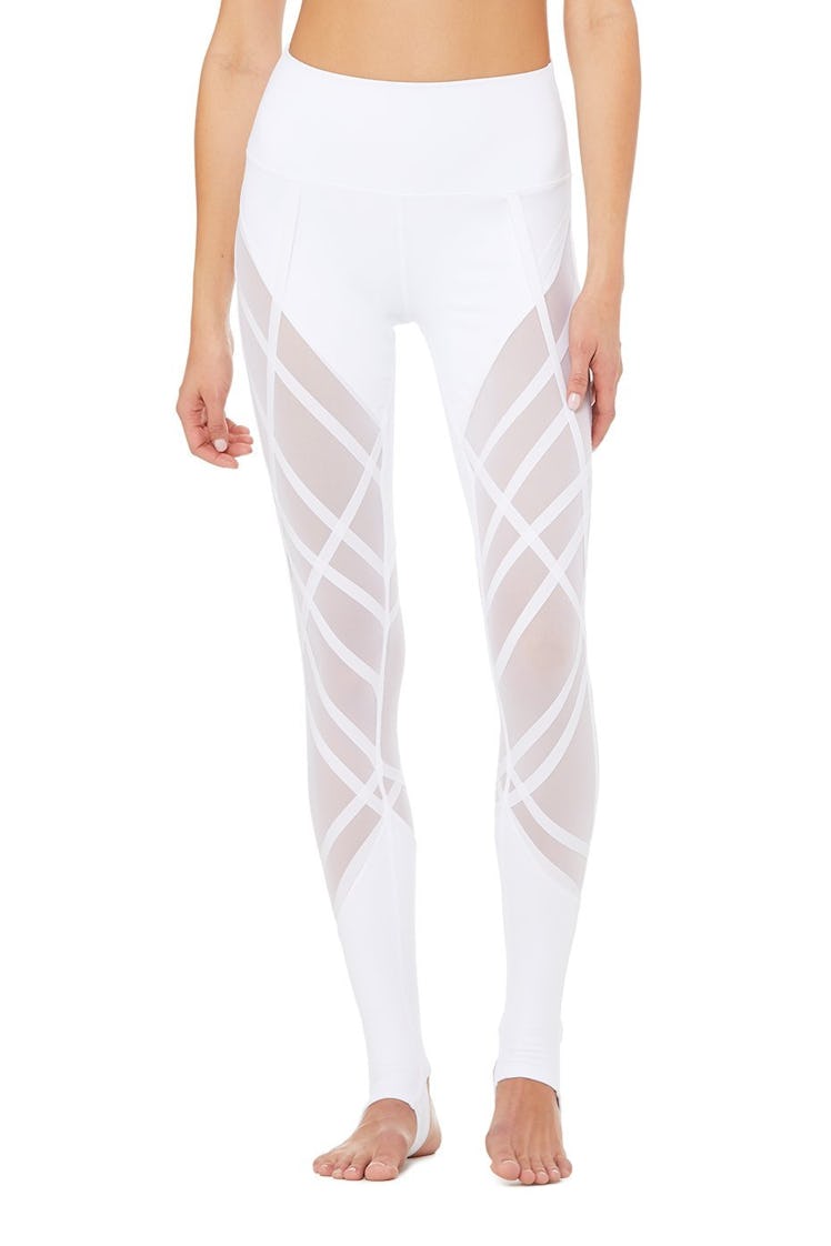 High-Waist Wrapped Stirrup Leggings