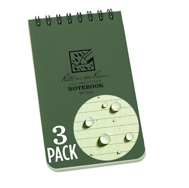 Rite in the Rain Weatherproof Top-Spiral Notebook (3-Pack)
