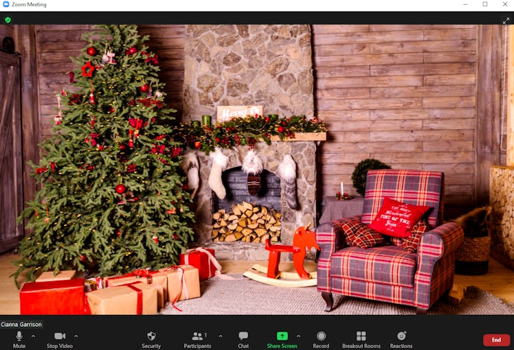 These Christmas tree Zoom backgrounds will liven up your calls.