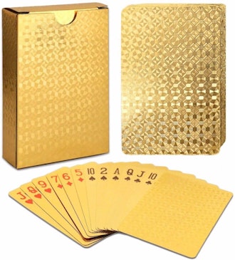 EAY Gold Playing Cards Deck of Cards 24K Gold 