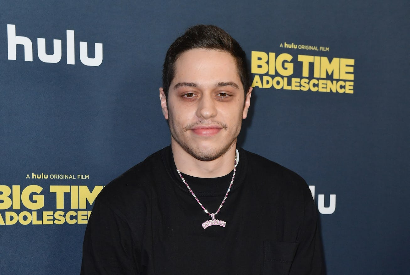 Pete Davidson at a movie premiere