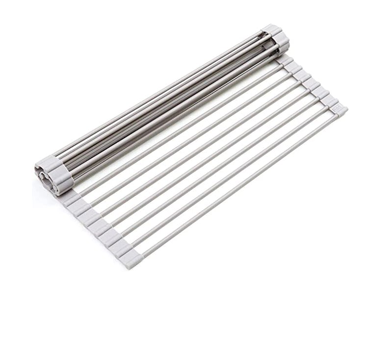 Surpahs Over The Sink Multipurpose Roll-Up Dish Drying Rack