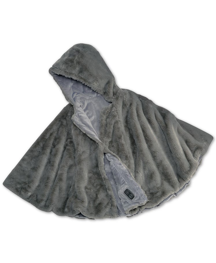 Cordless Throw & Cape with Soothing Heat & Vibrating Massage