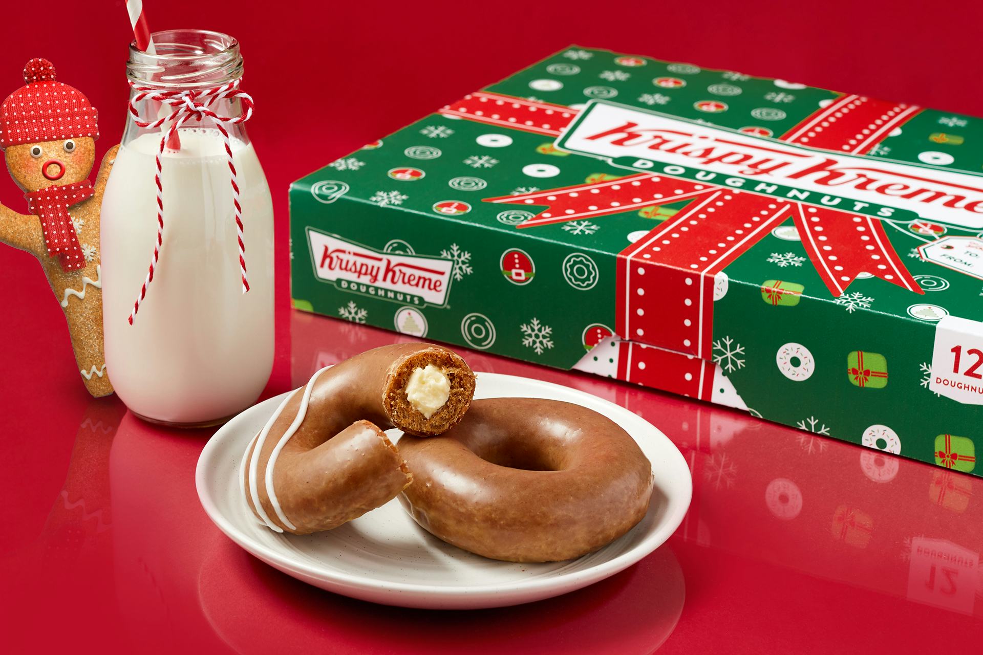 Here's how long Krispy Kreme's gingerbread doughnuts will be available in 2020.