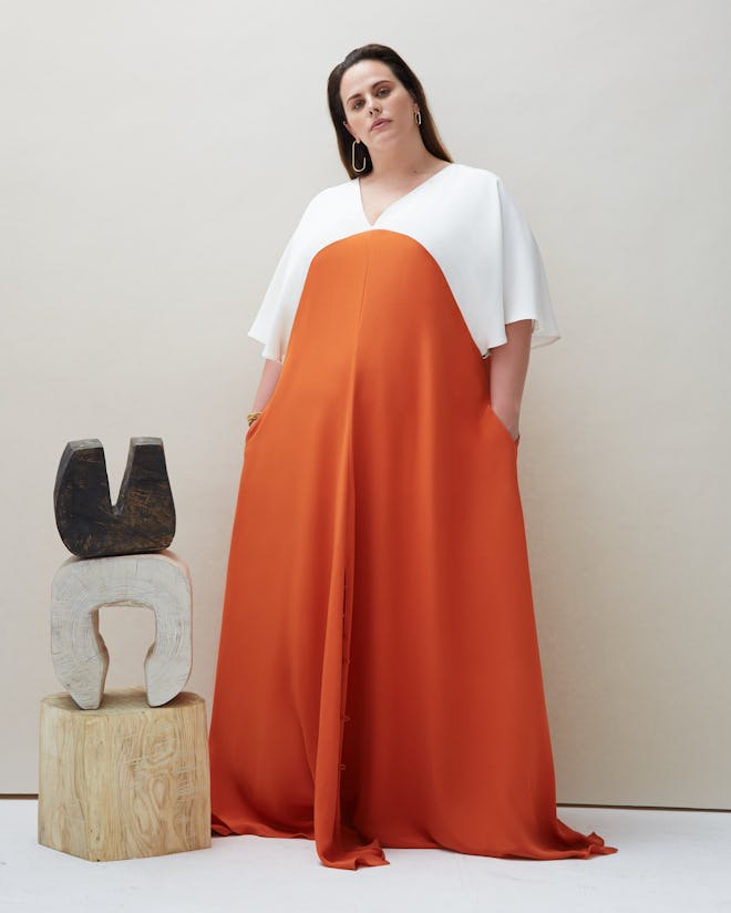 Seta Gown in Orange