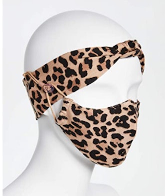 Lele Sadoughi Face Covering & Headband Set