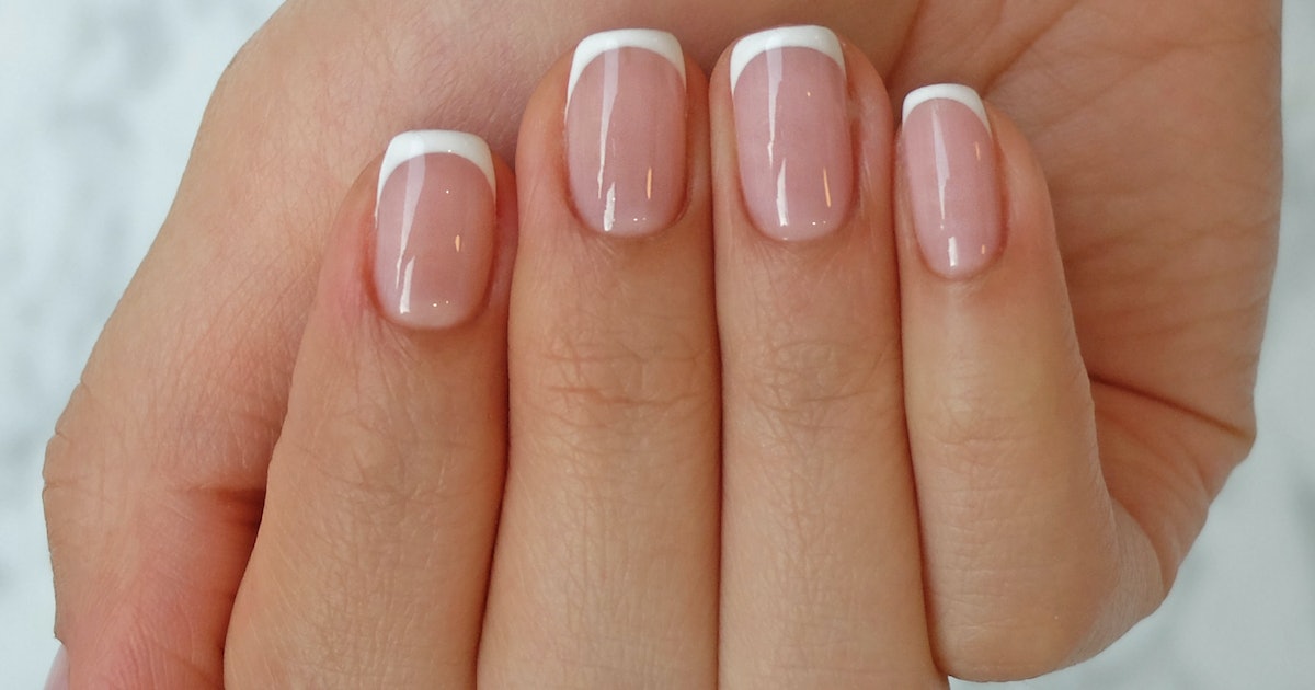 Baby French Nails Are A Super Cute Twist On A Classic Mani