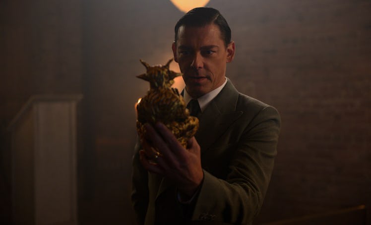 Father Blackwood with an Eldritch Terror in 'Chilling Adventures of Sabrina' Part 4.