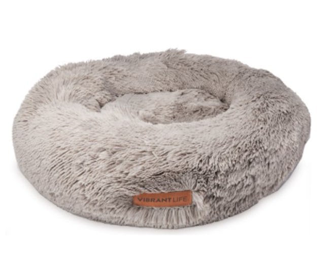 Vibrant Life Plush Donut Pet Bed