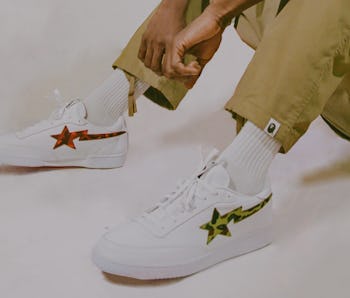 Bape air force 1 top star