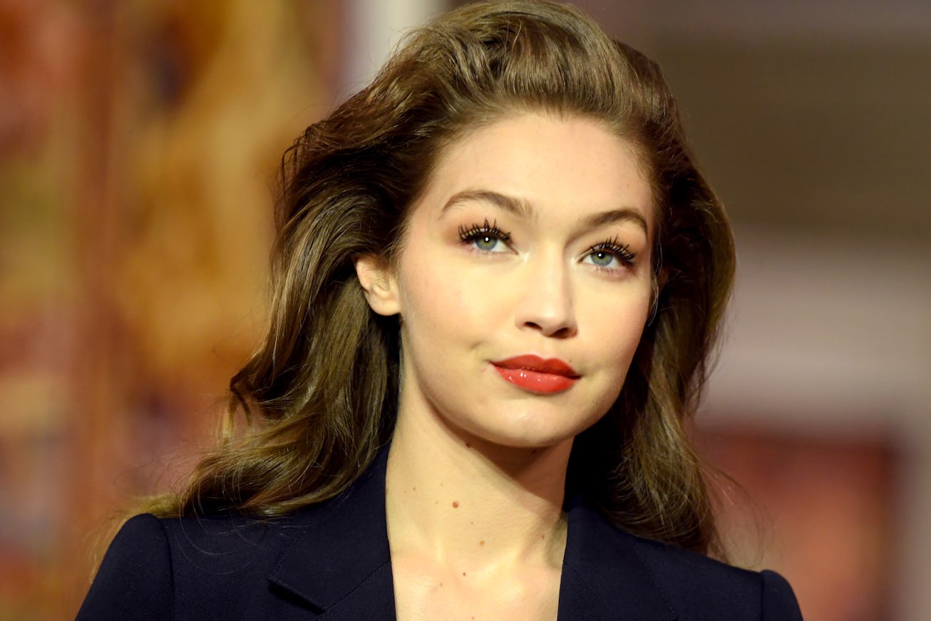 Gigi Hadid walks the runway