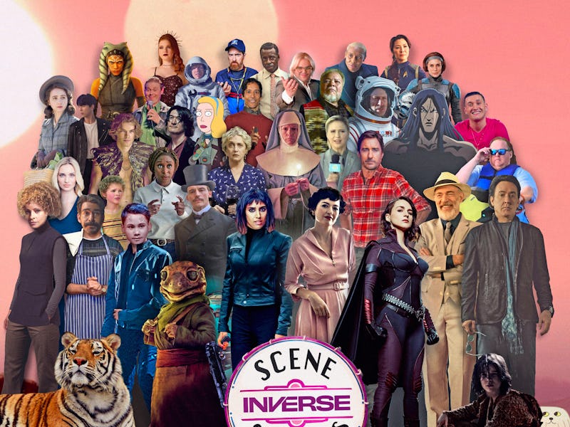 An assortment of characters from the most popular tv shows and movies of 2020