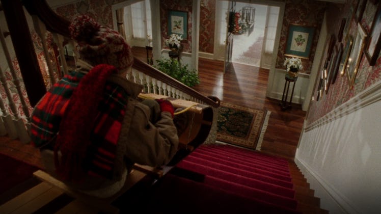 These 'Home Alone' Zoom backgrounds include the sledding scene.