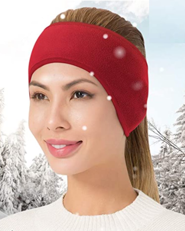 JOEYOUNG Fleece Ear-Warmer Headband