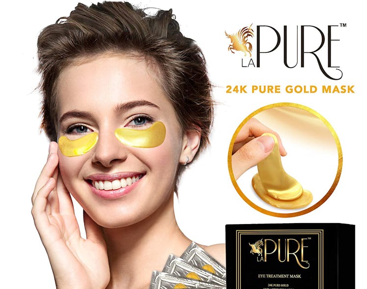 LA PURE 24K Gold Eye Treatment Masks (15 Pairs)