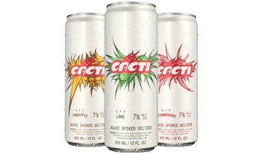 Travis Scott is releasing a new Agave Spiked Seltzer Line called CACTI.
