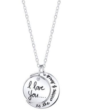 Believe by Brilliance "I Love You to the Moon & Back" Pendant Necklace