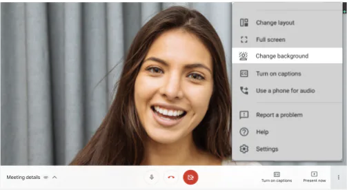Here's How To Change Your Background On Google Meet By Uploading A ...