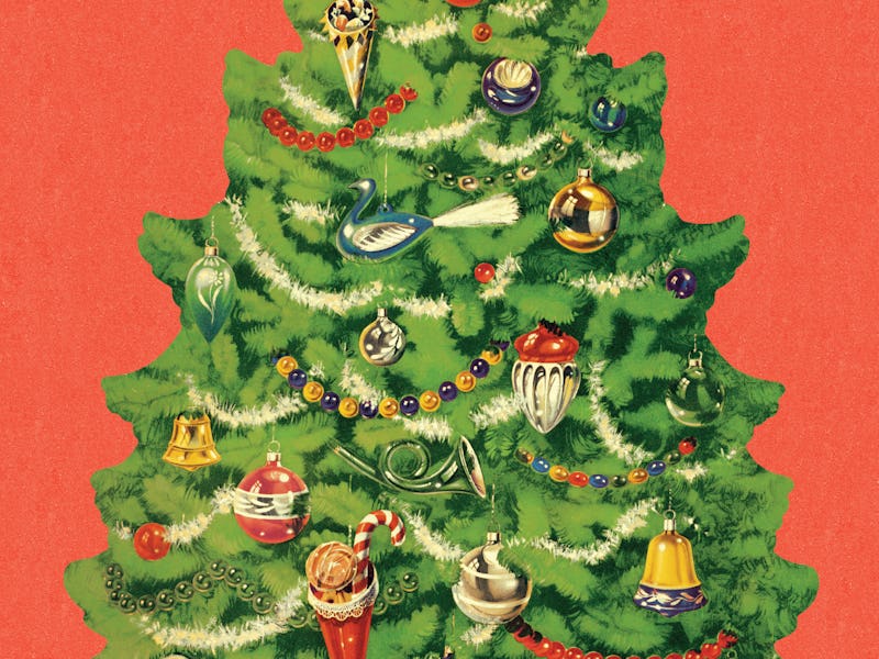 Christmas tree illustration