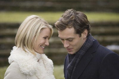 Cameron Diaz and Jude Law in 'The Holiday'