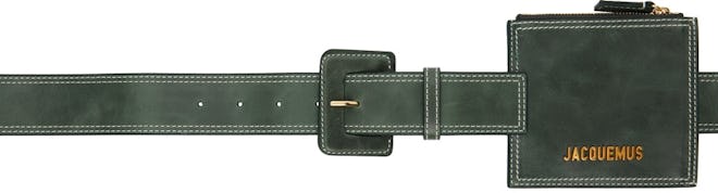 Green 'La Ceinture Porte Monnaie' Belt