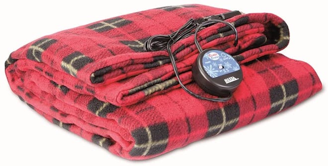 MAXSA Large Heated Travel Blanket