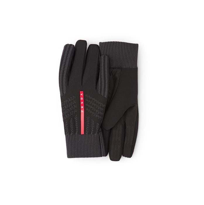 Prada Windproof Knit Gloves