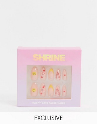Shrine X ASOS Exclusive Happy Days False Nails