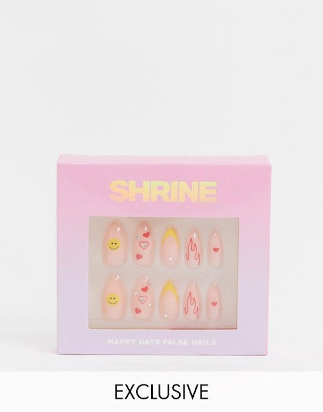 Shrine X ASOS Exclusive Happy Days False Nails
