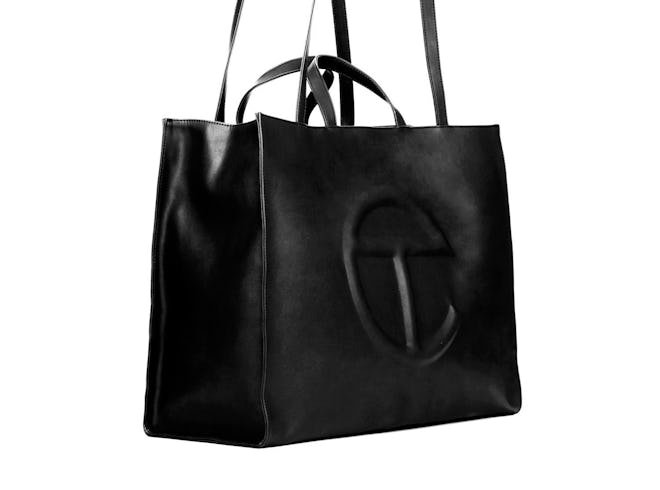 Telfar Large Black Shopping Bag