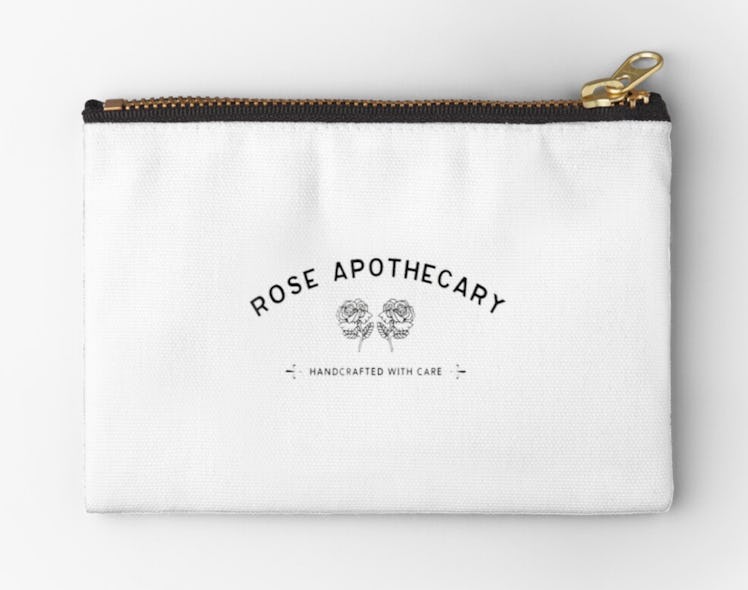 Rose Apothecary Logo Merchandise Zipper Pouch