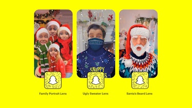 Here's where to find Snapchat's holiday 2020 lenses to send festive snaps to your crew.