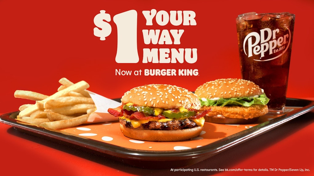 Burger King S New 1 Your Way Menu For 2021 Is Launching With A Tasty Promo