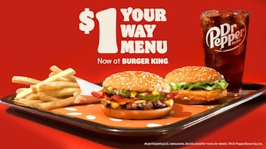 Burger King S New 1 Your Way Menu For 21 Is Launching With A Tasty Promo Burger King S New 1 Your Way Menu For 21 Is Launching With A Tasty Promo