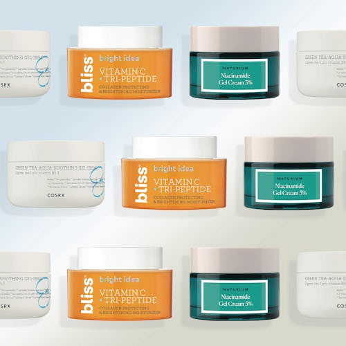 Collage of antioxidant-rich moisturizer packages