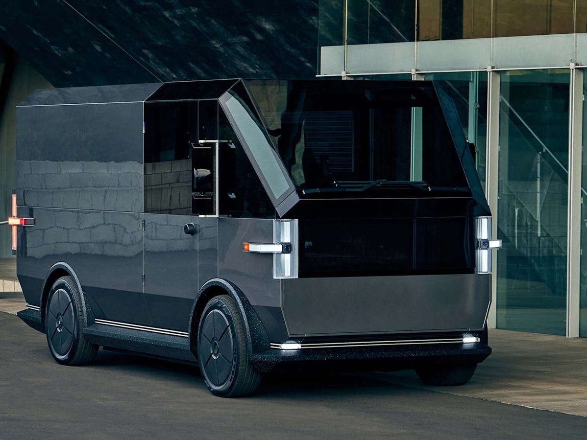 Canoo debuts 33,000 electric delivery van, with more EVs to come