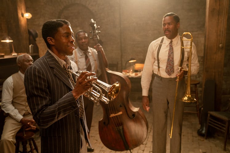 Chadwick Boseman in Ma Rainey's Black Bottom.
