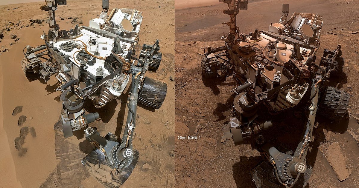 Mars Rover Curiosity Photos