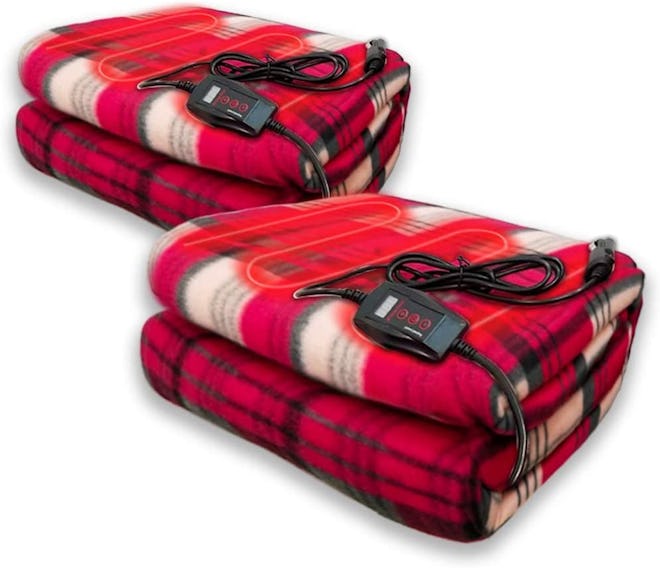 Zento Deals 12V Electric Blanket (2-Pack)