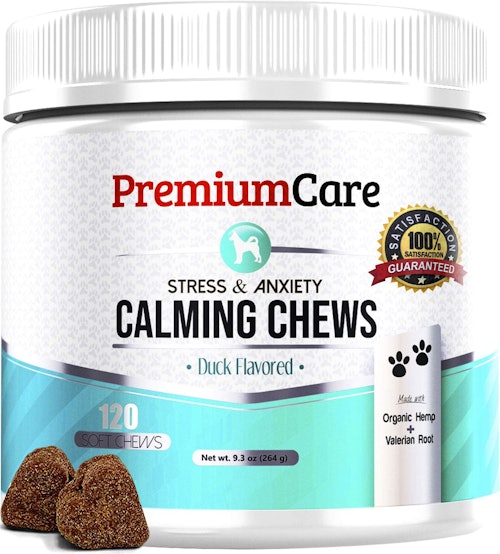 PREMIUM CARE Hemp Calming Treats for Dogs (120 Count)