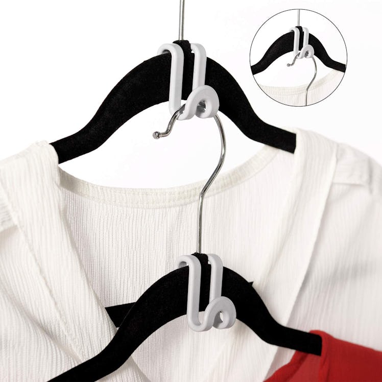 Frezon Clothes Hanger Connector Hooks (60-Pack)