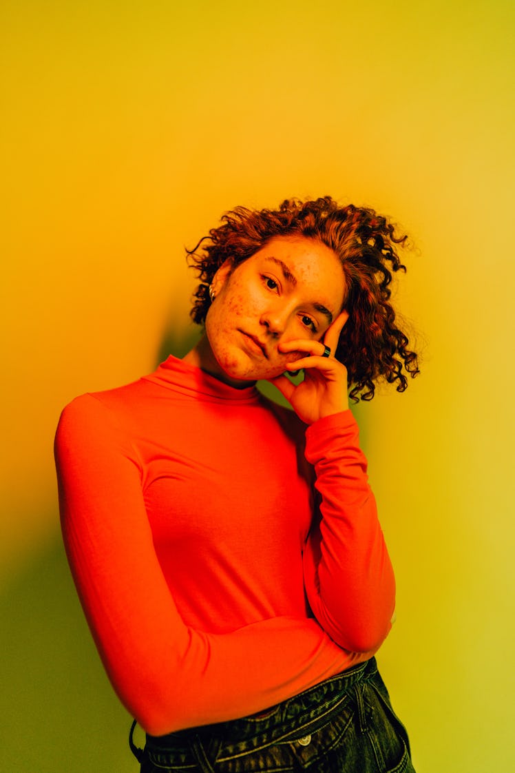 Portrait of an eclectic girl