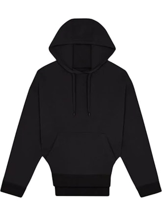 Rounded cutout hoodie