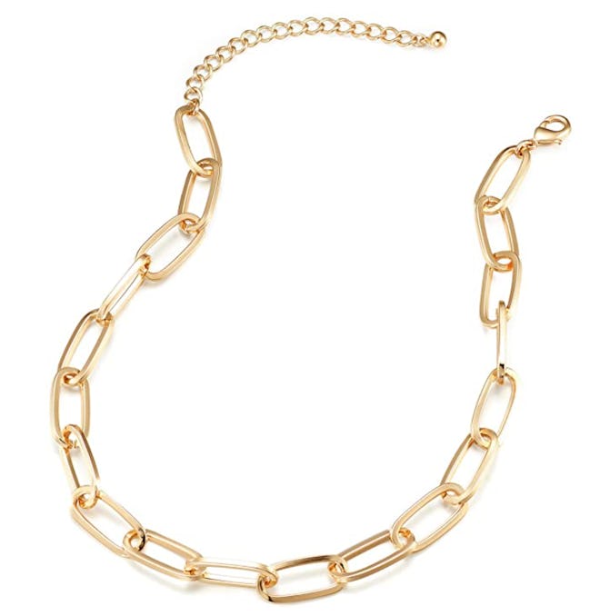 LANE WOODS Gold Chain Necklace and Bracelet