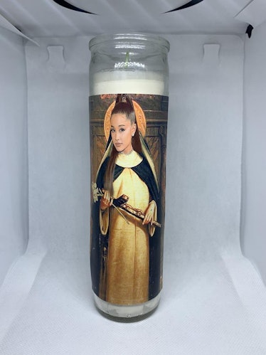 LitWickShop - Saint Ariana Ariana Grande prayer candle